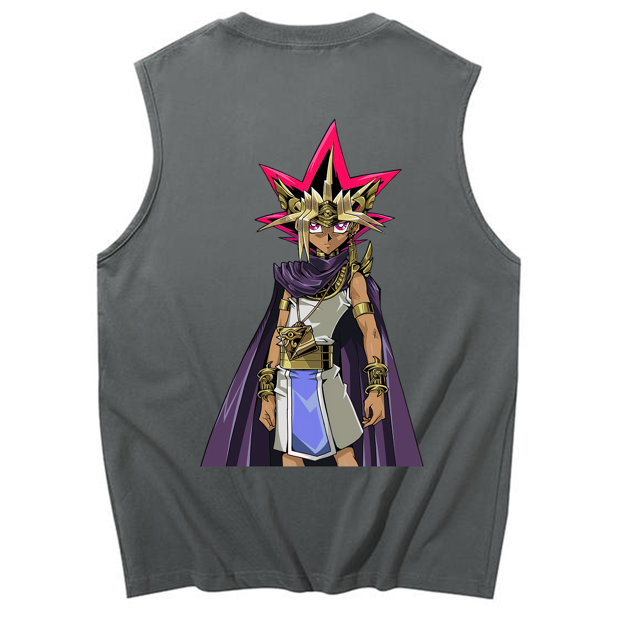 （画像用） 遊☆戯☆王 Yu-Gi-Oh! コットン100％タンクトップ（背面プリント）
